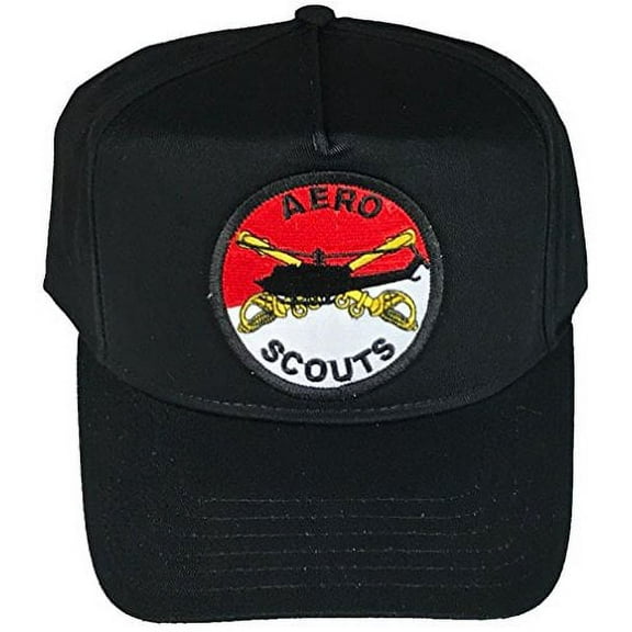 US ARMY AERO SCOUTS AIR CAVALRY HELICOPTER HAT - BLACK - Veteran Owned Business
