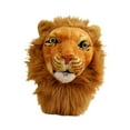 thumbnail image 4 of Bolso de hombro con cabeza de animal de peluche, mochila dominante moderna y creativa, bolso de peluche León, 4 of 9