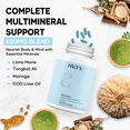 thumbnail image 2 of Mars by GHC Lion’s Mane Capsules with Moringa, Tongkat Ali & Cod Liver Oil, Mushroom Supplement for Focus, Memory & Brain Health Support, Pac of 1, 2 of 10