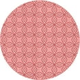 thumbnail image 1 of Ahgly Company Machine Washable Indoor Round Transitional Pastel Pink Area Rugs, 7' Round, 1 of 7