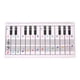 thumbnail image 1 of Teclas de Tabla de Notas de Teclado Práctica Notación de Teclado de Cartón Pegatina, 1 of 9