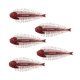 thumbnail image 1 of Kit de 5 señuelos de pesca blandos, herramientas de pesca para agua dulce, regalos prácticos y realistas. Rojo, 1 of 9