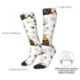 thumbnail image 4 of Naloa Honey Bee Insect Thigh High Socks Extra Long Stretchy Sock Women Over Knee High Opaque Stocking Daily Wear, 4 of 6