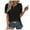 Black, variant on Vetement Femme ete 2025 Womens Fashion Tops Cute Puff Sleeve Blouses Dressy Casual Clothes Long Sleeved Tops Womens Stretchy Shirts for Women Athletic for Women Loose Fit Solid T Shirt Tall M
