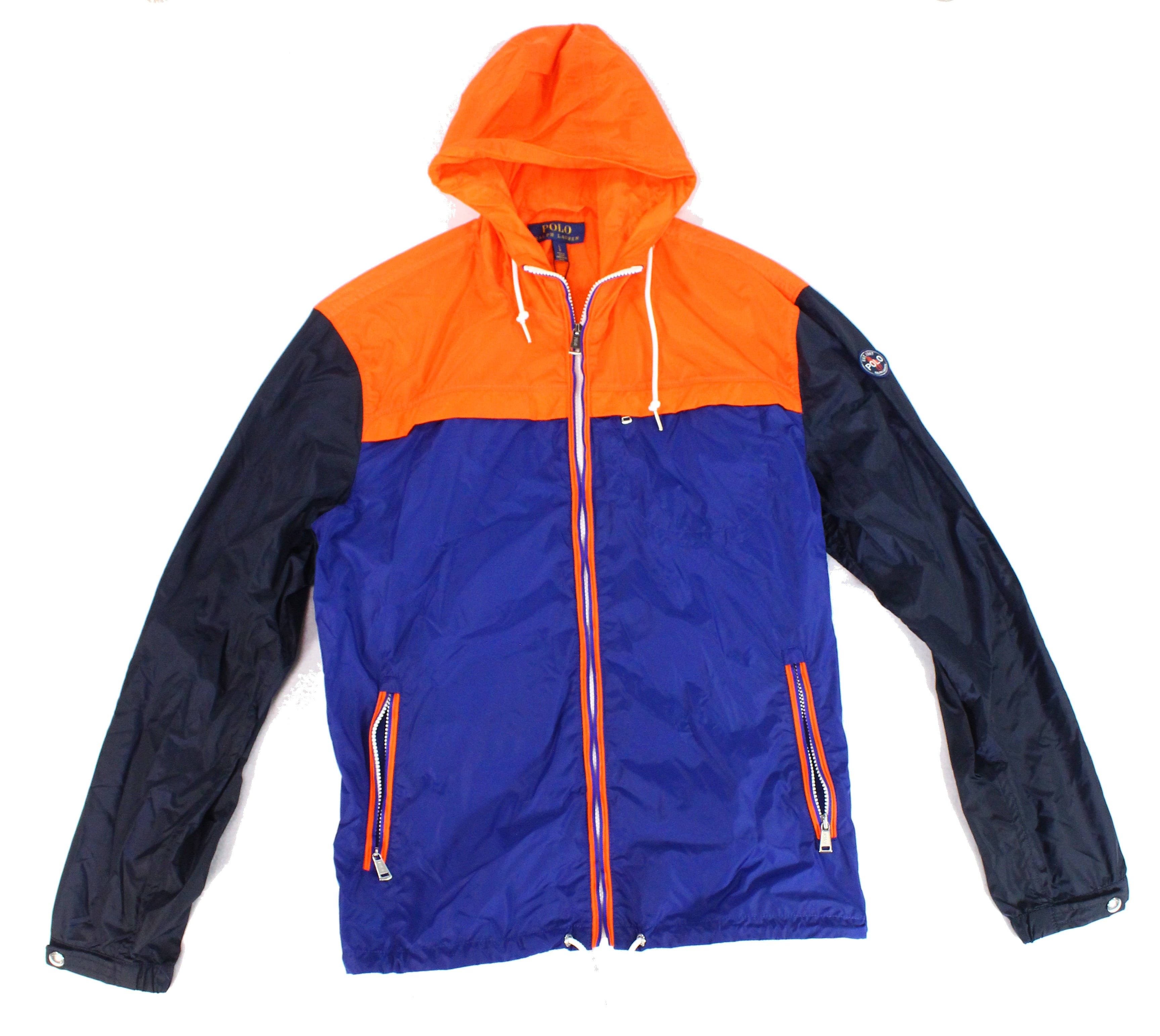 Polo Ralph Lauren Mens Jacket Medium Colorblock Windbreaker M