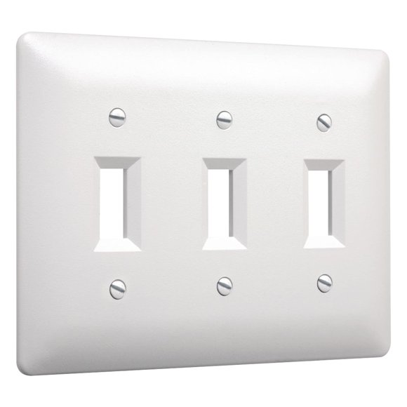 Tapa para placa de pared TayMac 4440W pintable para triple interruptor