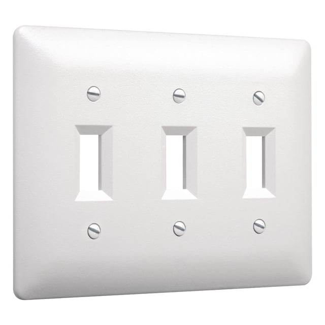 Tapa para placa de pared TayMac 4440W pintable para triple interruptor