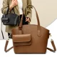 thumbnail image 2 of Bolsos de mano de cuero de alta calidad, bolsos de lujo para mujer, bolsos de hombro tipo bandolera de diseñador para mujer, nueva bolsa femenina, bolso principal, 2 of 4
