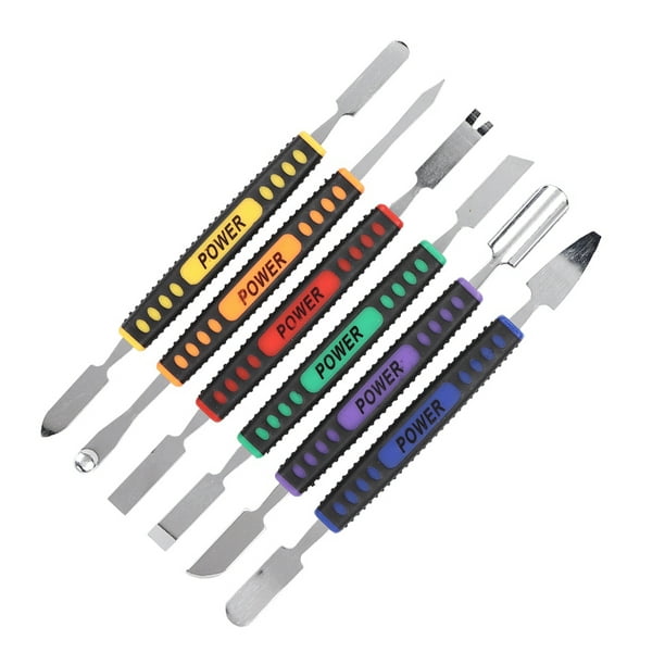 Kit de reparación de teléfonos, palanca de 6 piezas, palanca de reparación de teléfonos móviles, palanca de computadora, resistente y resistente