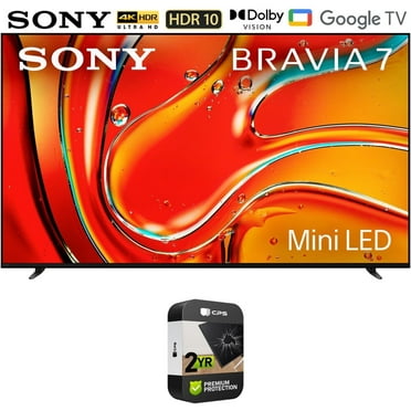 Sony BRAVIA 7 K85XR70 85 inch 4K HDR Smart QLED Mini-LED TV (2024 Model) Bundle with 2 Year Extended Warranty