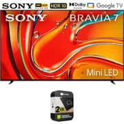 Sony BRAVIA 7 K55XR70 55 inch 4K HDR Smart QLED Mini-LED TV (2024 Model) Bundle with 2 Year Extended Warranty