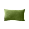thumbnail image 6 of Rectangle Velvet Pillow Cover - 20x12in Soft Green Waist Cushion Case, Decorative Throw Pillow Cover for Bedroom & Living Room, Comfortable Home Decor, 30x50cm, B, 6 of 6