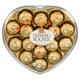 Boîte-cadeau en forme de cœur contenant 16 chocolats au lait et aux noisettes FERRERO ROCHER, Chocolat de la Saint-Valentin, cadeau de la Saint-Valentin – image 1 sur 2