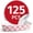 Red & White, variant on Spargos 3 lb Paper Food Boats, 125 Count, Brown Kraft Nacho and Hot Dog Trays for Concession and Parties