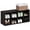 Dark Oak, variant on Shoe Rack, 25-Cube Shoe Organizer, Stackable Shoe Organizer, 11.7 x 24.2 x 31.5, for Closet Entryway, Office, Garage, Black Dark Oak