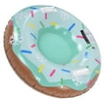thumbnail image 3 of Snow Tube Inflatable Snow Sled PVC Single Seat Christmas Snow Toys with Doughnut Shape for Festival Fun, 3 of 5