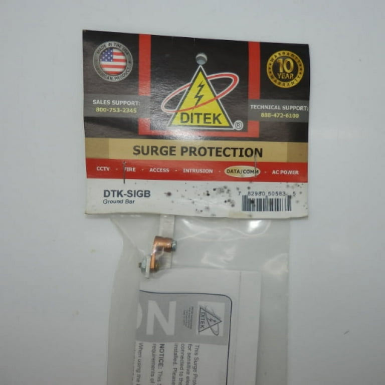 Ditek DIT-DTK-SIGB Surge Protection Snap-It 66-Block Ground 