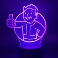 thumbnail image 2 of FYBTO 3D Night Light Boys Girls Toy Game Fallout Shelter Color Changing Gift, 2 of 5