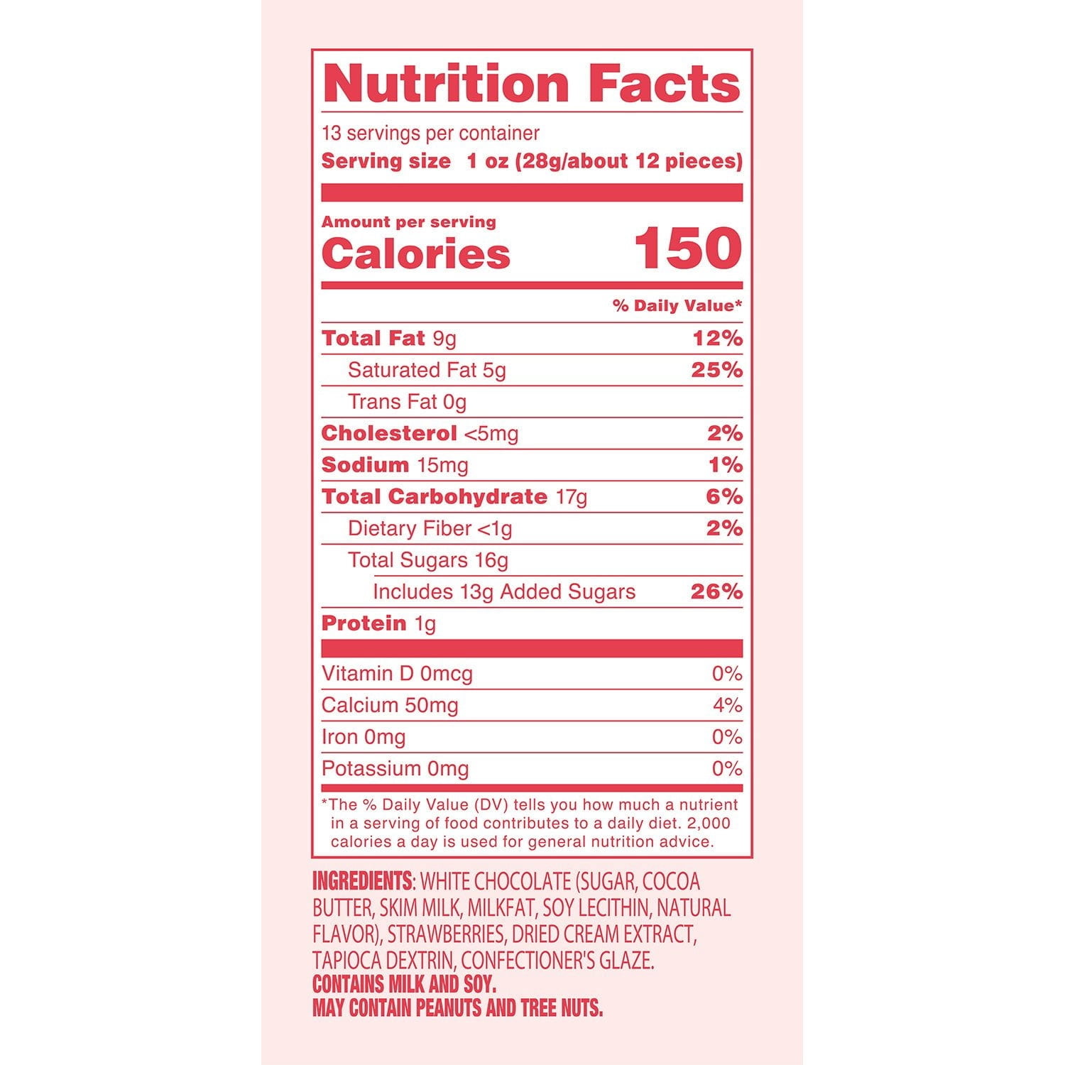 Tru Fru Freeze Dried Strawberries & Creme, 13 Ounce
