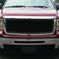 thumbnail image 2 of Spec-D Tuning Black Textured Rivet Style Upper Mesh Hood Grille Insert Compatible with 2007-2013 GMC Sierra 1500, 2 of 7