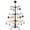 Black, variant on Best Choice Products 3ft Wrought Iron Ornament Display Christmas Tree w/ Easy Assembly, Stand - Gold