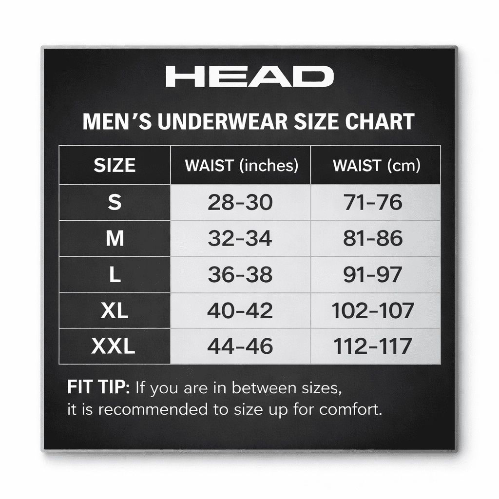 Men’s HEAD Cotton Underwear Stretch Boxer Briefs, 4-Pack (Sizes S–XL)