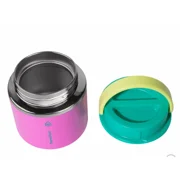 Thermoflask 20 oz Insulated Food Jar, 2-Pack, Pink and Blue, Hot 12 Hours Cold 24 Hours (Pink and Yellow)
