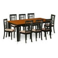 thumbnail image 1 of QUNI9-WHI-C 9 PcKitchen Table set -Dining Table and 8 Dining Chairs, 1 of 2