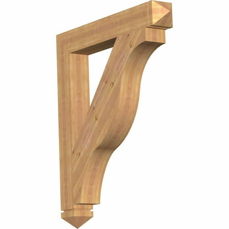 

5 1/2 W x 42 D x 48 H Funston Arts & Crafts Smooth Bracket Western Red Cedar