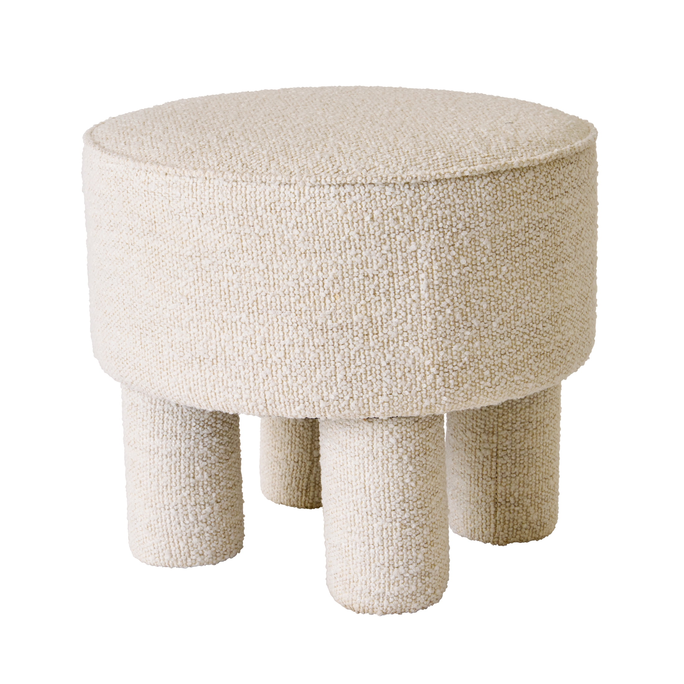 Better Homes & Gardens Adlin Ottoman, Cream Boucle