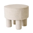 thumbnail image 3 of Better Homes & Gardens Adlin Ottoman, Cream Boucle, 3 of 8