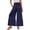 Navy #9, variant on Dresfit Palazzo Pants Women Wide Leg Linen Business Pant Summer 2026 Flowy Stretch Slacks Lounge Loose Beach Trousers with Pockets Turquoise 2XL