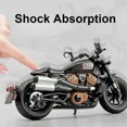 thumbnail image 3 of 1:12 Scale Sportster S Alloy Toy Motorcycle Model Diecast Metal Shock Absorption Turning Off-road Motor Models for Boys Gifts, 3 of 9