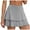 Grey, variant on Hienoo Women's Tennis Skirt High Waist Workout Skorts Running Athletic Shorts, Sizes S-XXL