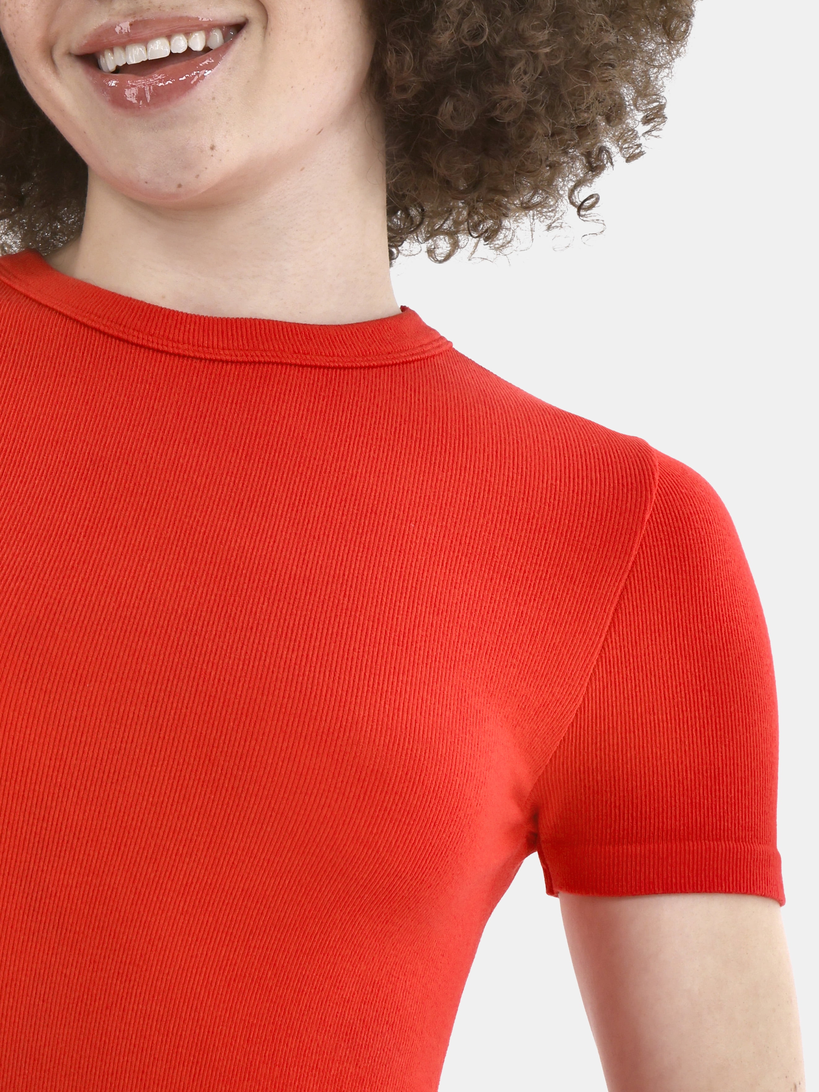 No Boundaries Crewneck Seamless Bodysuit, Women's