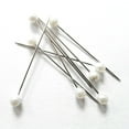 thumbnail image 5 of 100pcs White Pearlized Sewing Pins for Crafts, Dressmaking, Quilting, and Projects, 5 of 6