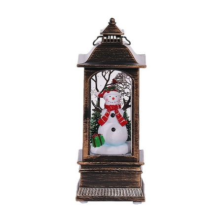 

Gecheer Christmas lantern Battery Operated LEDs Fairy Snowman Shaped Hanging for Christmas Party Garden Patio Landscape Backyard Decoration