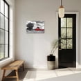 thumbnail image 2 of ZHONGYUTONG Red Barn Canvas Wall Art Farmhouse Black and White Pictures Country Rustic Farm Painting for Bathroom Bedroom Decor Framed (24.00" x 36.00"), 2 of 5