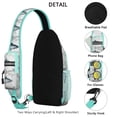 thumbnail image 3 of Crossbody Sling Backpack for Women Men Lake Fish Shoulder Sling Crossbody Casual Chest Bag for Travel Sports Running Hiking, 3 of 6