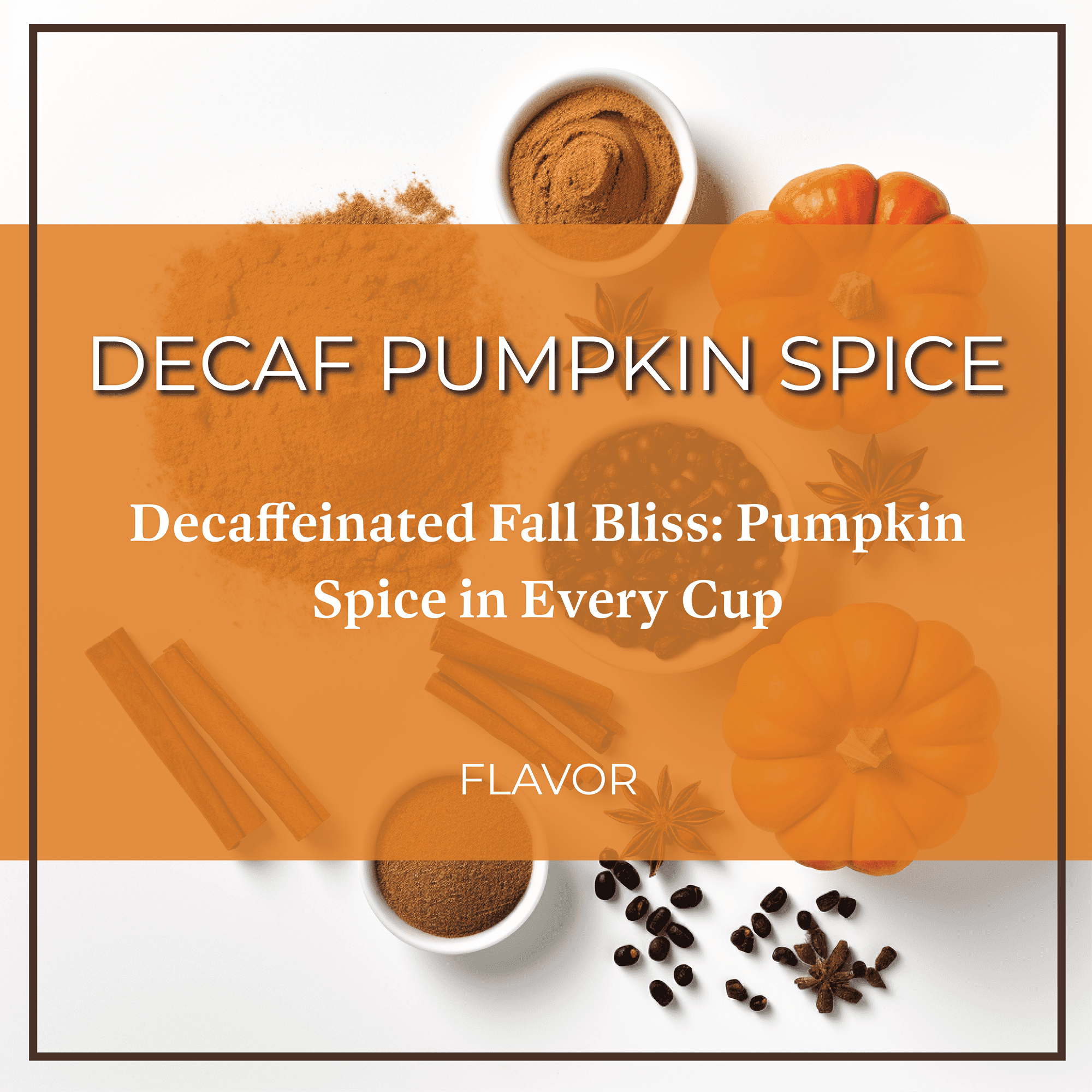 San Diego Coffee Decaf Pumpkin Spice, Medium Roast, Ground Coffee, 16-Ounce Bag