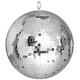 thumbnail image 1 of Large Mirror Glass Disco Ball DJ Dance Home Party Bands Club Stage Lighting Durable Disco Ball Light Solid Shiny Reflective Glass Sphere Mirror Ball（20cm）, 1 of 7