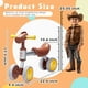 thumbnail image 5 of PerKidern Baby Balance Bike for 1-2 Year Old Boy Girl, Balance Bike for 12-24 Months 4 Wheels Toddler Balance Bike, Baby Bike 1+ Years Toy First Birthday Gifts (Brown), 5 of 5