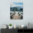 thumbnail image 3 of Mountain Lake by Studio Arts Canvas Art Print, 3 of 4