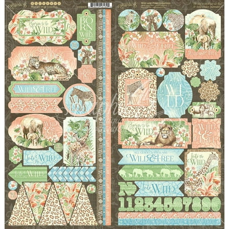 UPC: 0810070161804 | Wild & Free Stickers – Graphic 45