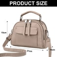 thumbnail image 2 of Nuevo bolso de hombro de moda, bolso de cuero artificial, bolso de hombro tipo bandolera para mujer, 2 of 5