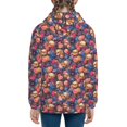thumbnail image 6 of Picia Skull colorful daisy for Boys Fashion Full-zip Hoodies & Sweatshirts with Kangaroo Pocket,Zip-up Hooded Sweatshirt for Kid, Moisture Wicking & Breathable-Small, 6 of 6