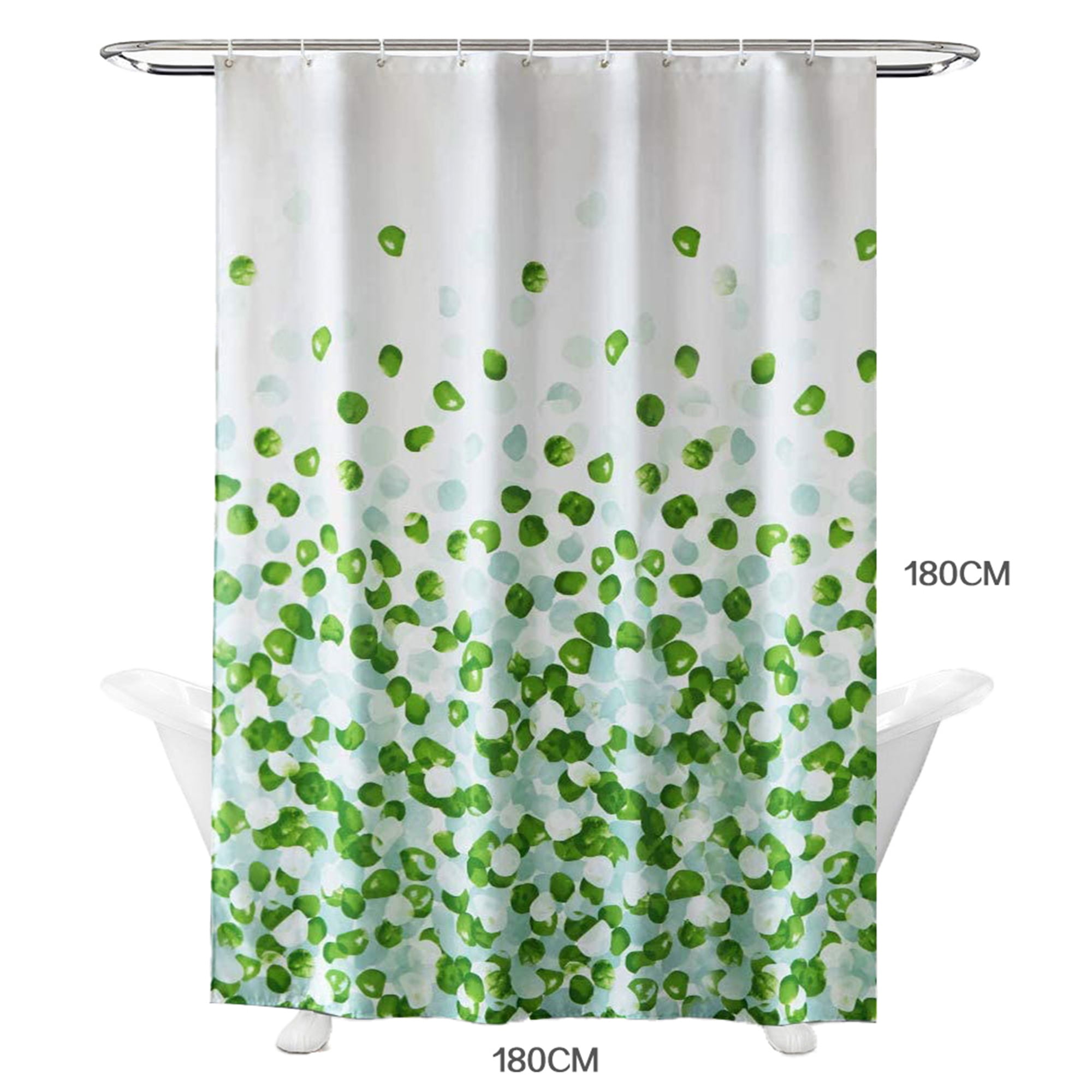 Home Shower Curtains Non Toxic Bathroom Window Toilet Waterproof Fl Polyester With Hooks Home Shower Curtains Non Toxic Bathroom