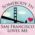 thumbnail image 2 of CafePress - Somebody In San Francisco Loves Me Infant Bodysuit - Baby Light Bodysuit, Size Newborn - 24 Months, 2 of 4