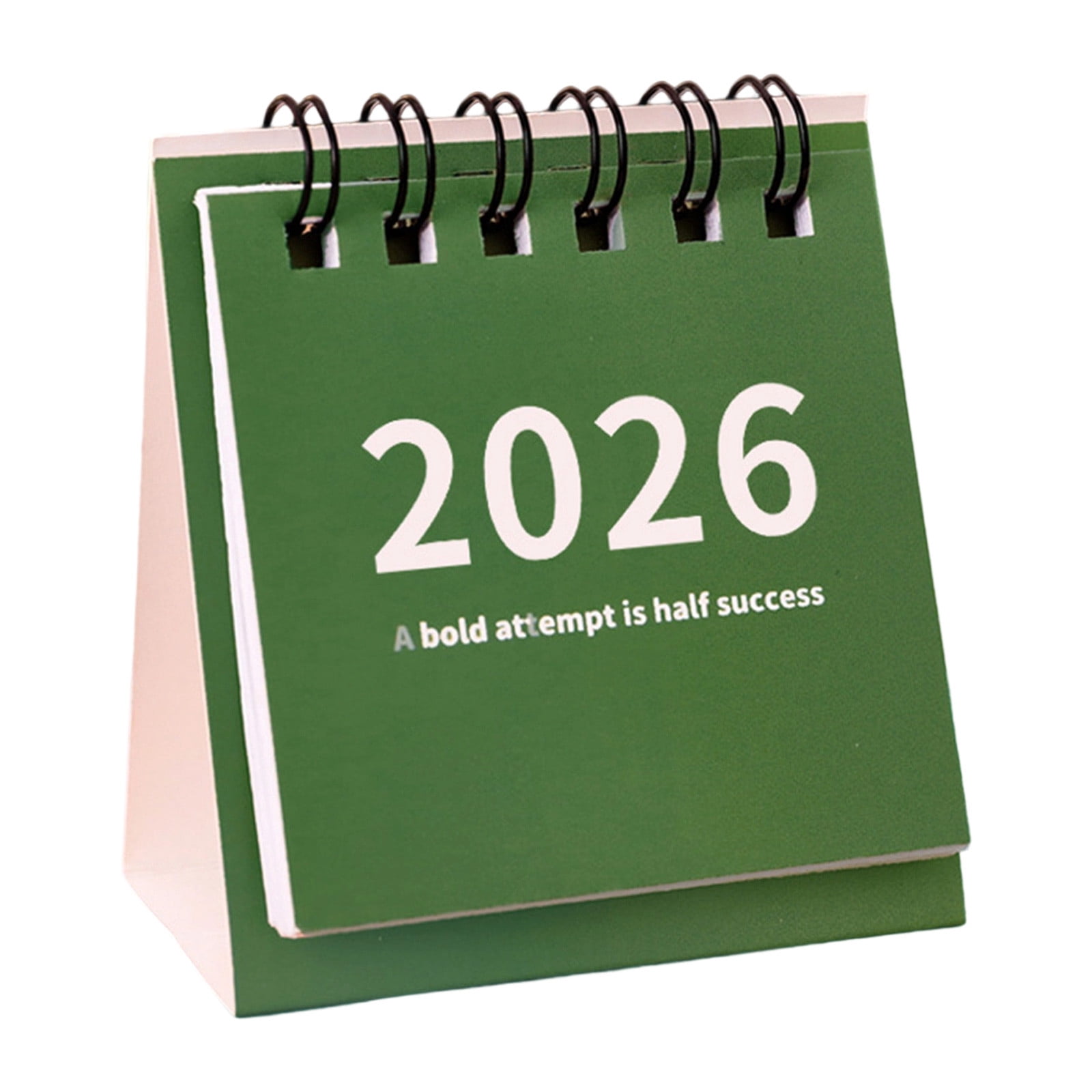 1 Packs Desk Calendar 2024-2025, Mini Punch Card Countdown Planner, Small Wind Calendar for Office Home , Portable Desktop Organizer, Academic Year Schedule Tracker, Focus Planning Management Tool