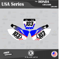 thumbnail image 3 of Kalair GFX Graphics Kit for Honda CRF250R (2008-2009) Usa Series, 3 of 5
